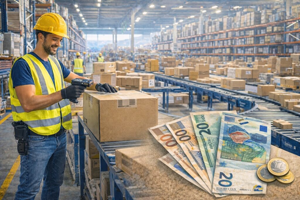 Робота на складі в Іспанії